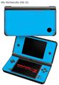 Nintendo DSi XL Skin Solid Color Blue Neon