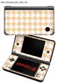 Nintendo DSi XL Skin Houndstooth Peach