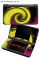 Nintendo DSi XL Skin Alecias Swirl 01 Yellow