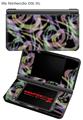 Nintendo DSi XL Skin Neon Swoosh on Black