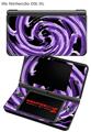 Nintendo DSi XL Skin Alecias Swirl 02 Purple