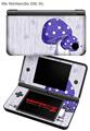 Nintendo DSi XL Skin Mushrooms Purple