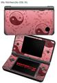 Nintendo DSi XL Skin Feminine Yin Yang Red