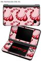 Nintendo DSi XL Skin Petals Red
