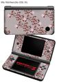 Nintendo DSi XL Skin Victorian Design Red