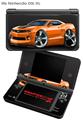 Nintendo DSi XL Skin 2010 Camaro RS Orange