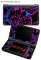 Nintendo DSi XL Skin Twisted Garden Hot Pink and Blue