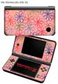 Nintendo DSi XL Skin Kearas Flowers on Pink