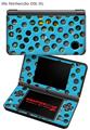 Nintendo DSi XL Skin Punched Holes Blue