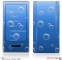 Zune HD Skin Bubbles Blue