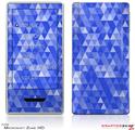 Zune HD Skin Triangle Mosaic Blue