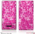 Zune HD Skin Triangle Mosaic Fuchsia
