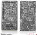 Zune HD Skin Triangle Mosaic Gray