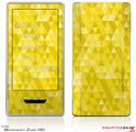 Zune HD Skin Triangle Mosaic Yellow