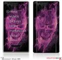 Zune HD Skin Flaming Fire Skull Hot Pink Fuchsia