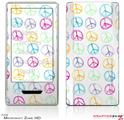 Zune HD Skin Kearas Peace Signs on White
