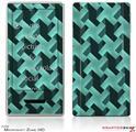 Zune HD Skin Retro Houndstooth Seafoam Green