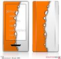 Zune HD Skin Ripped Colors Orange White