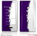 Zune HD Skin Ripped Colors Purple White
