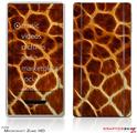 Zune HD Skin Fractal Fur Giraffe