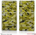 Zune HD Skin HEX Mesh Camo 01 Yellow