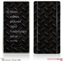 Zune HD Skin Diamond Plate Metal 02 Black