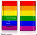 Zune HD Skin Rainbow Stripes
