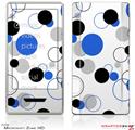 Zune HD Skin Lots of Dots Blue on White