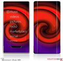 Zune HD Skin Alecias Swirl 01 Red