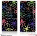 Zune HD Skin Kearas Flowers on Black