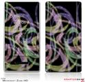 Zune HD Skin Neon Swoosh on Black