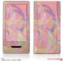 Zune HD Skin Neon Swoosh on Pink