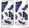 Zune HD Skin Butterflies Blue
