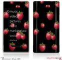 Zune HD Skin Strawberries on Black