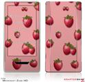 Zune HD Skin Strawberries on Pink