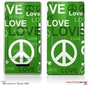 Zune HD Skin Love and Peace Green
