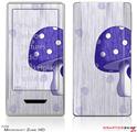 Zune HD Skin Mushrooms Purple