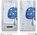 Zune HD Skin Mushrooms Blue
