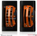 Zune HD Skin 2010 Chevy Camaro Orange - Black Stripes on Black