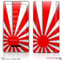 Zune HD Skin Rising Sun Japanese Flag Red