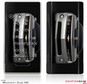 Zune HD Skin 2010 Chevy Camaro Silver - Black Stripes on Black