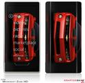 Zune HD Skin 2010 Chevy Camaro Victory Red - Black Stripes on Black
