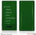 Zune HD Skin Carbon Fiber Green