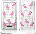Zune HD Skin Flamingos on White