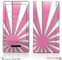 Zune HD Skin Rising Sun Japanese Flag Pink
