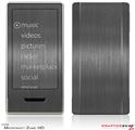 Zune HD Skin Simulated Brushed Metal Silver