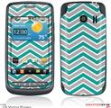 LG Vortex Skin Zig Zag Teal and Gray