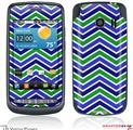 LG Vortex Skin Zig Zag Blue Green