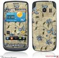 LG Vortex Skin Flowers and Berries Blue