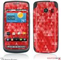 LG Vortex Skin Triangle Mosaic Red